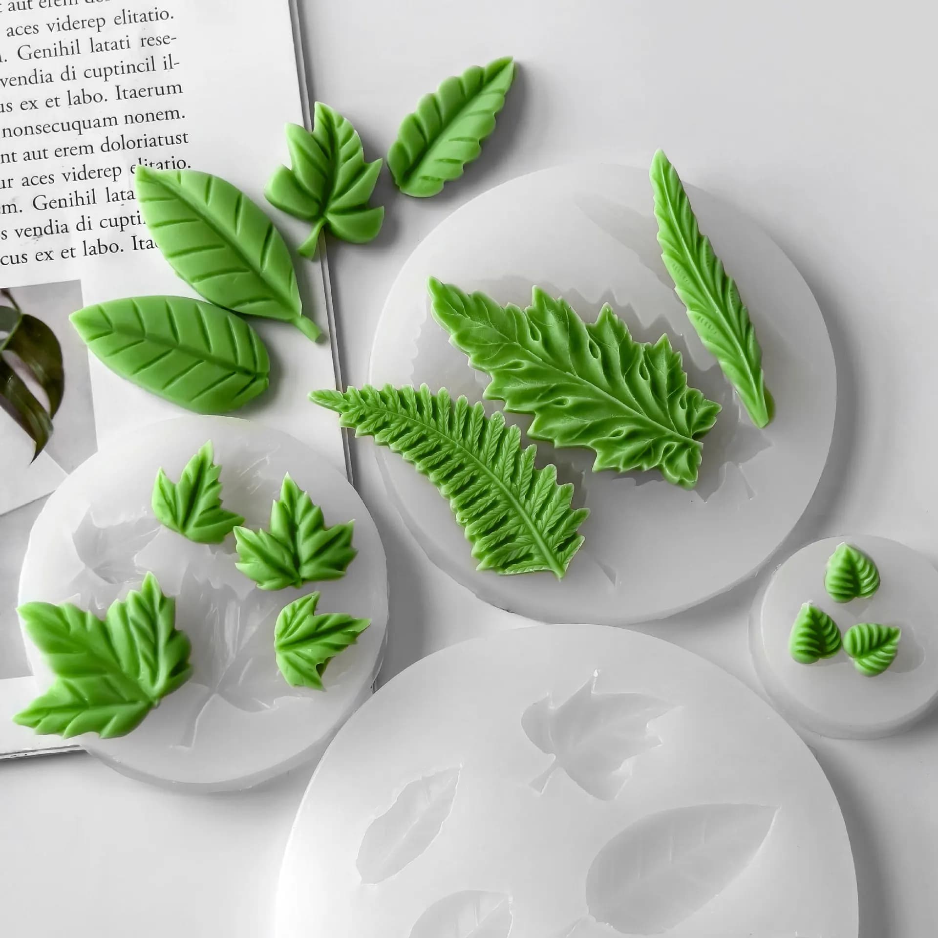 Stampo in Silicone a Forma di Foglia d'Acero per Resina Epossidica, Sapone Fatto a Mano, Candele, Decorazioni in Gesso, Regalo per la Casa