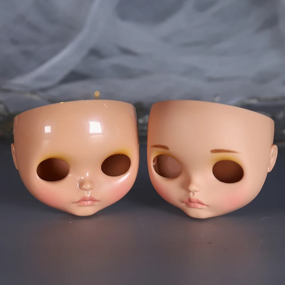 DBS Blyth Doll ICY Toy Piastra frontale marrone chiaro e viti per bambola personalizzata fai-da-te