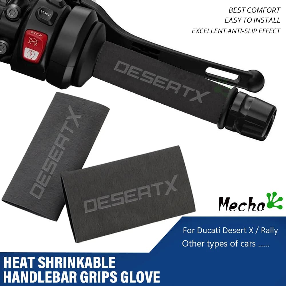 Misura Per Ducati DesertX Desert X Rally Moto Termoretraibile Antiscivolo Manubrio Frizione Leva Freno Copertura Grip Guanto