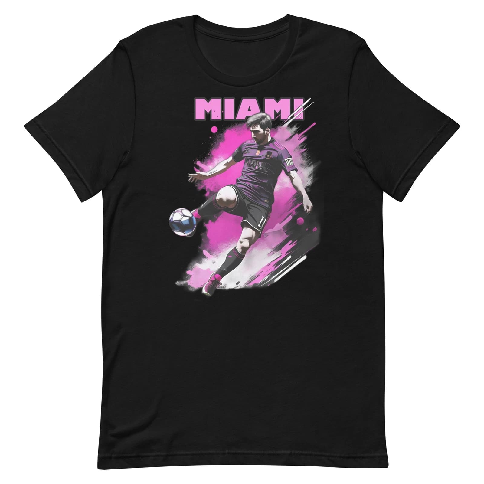 Inter Miami Soccer Graphic T Shirt Unisex Heavy Cotton MLS Football Casual Short Sleeve Fan Gift Tee