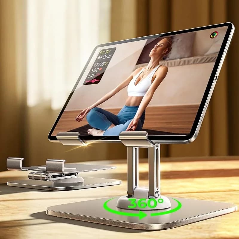 LISEN for IPad Stand Holder Adjustable Tablet Stand for Desk Kindle Table Mount/Monitor/PS/Switch IPhone 12.9"-4.7"