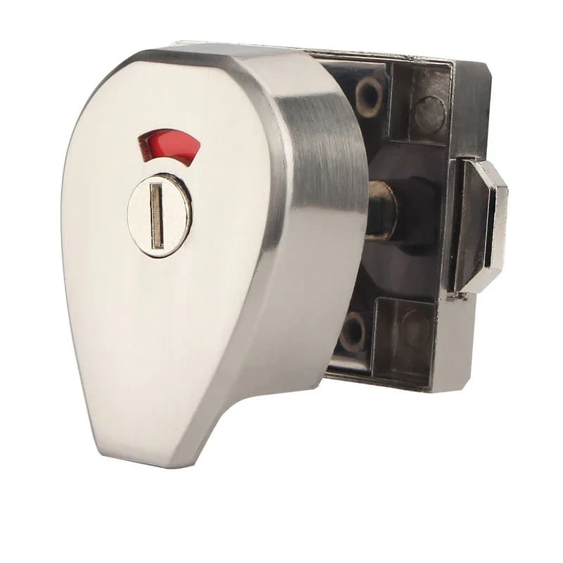 Indicazione dell'hotel dell'edificio Divisorio della serratura della porta WC pubblico Parizione sanitaria Bullone Chiusura con fibbia Parte hardware per finestra