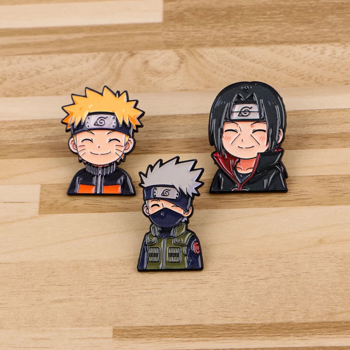 Hot Sale Naruto Enamel Pin Cartoon Anime Brooch Hatake Kakashi Lapel Pin for Bag Hat Clothing Decor Collectible Party Gift Favor