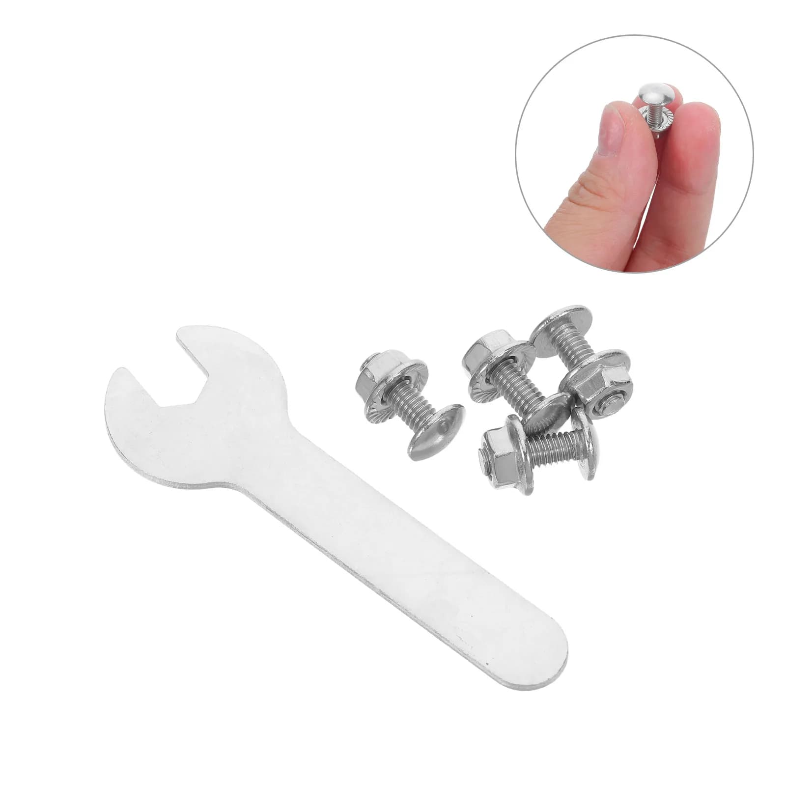 4 Pcs Pot Handle Screws Nonstick Pan Frying Mounting Cookware Bolts Replacement