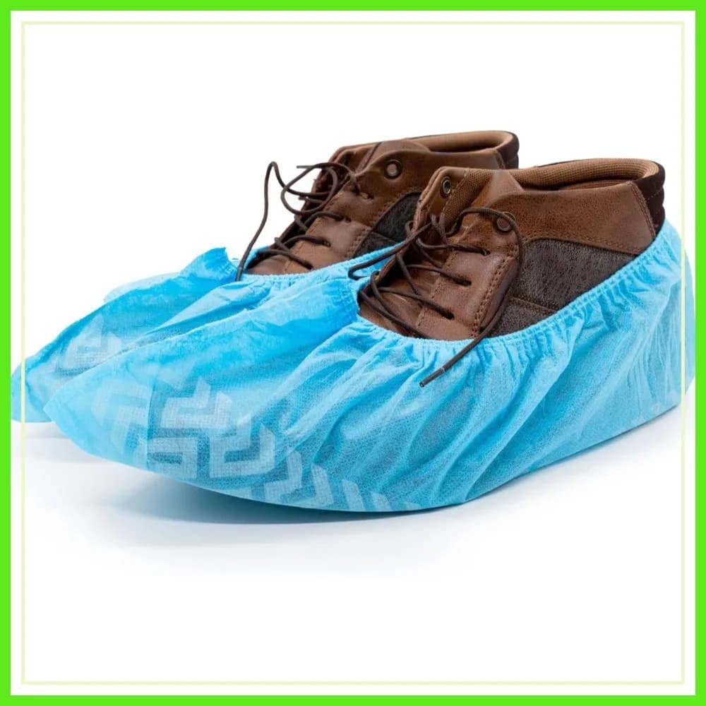 Disposable Shoe Covers X-Large 100 Pack Non Slip, Fit Men's 14 & Boot 13