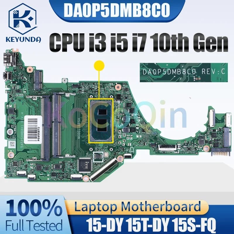 DA0P5DMB8C0 Per HP 15-DY 15T-DY 15S-FQ Scheda Madre del Notebook i3 i5 i7 10th Gen L71755-601 L71755-001 L71757-001 Scheda Madre Del Computer Portatile