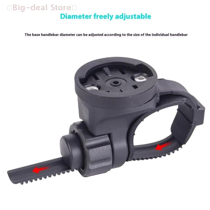 【M】 Supporto per staffa per supporto per computer da bicicletta GPS Supporto universale adatto girevole per faro fanale posteriore radar XOSS Garmin