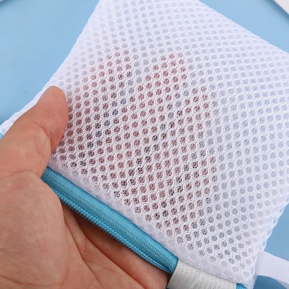 Mini Small Mesh Laundry Bag Mesh Single-Layer Scent Beads Special Bags Polyester Zipper Laundry Pods Washing Pouch