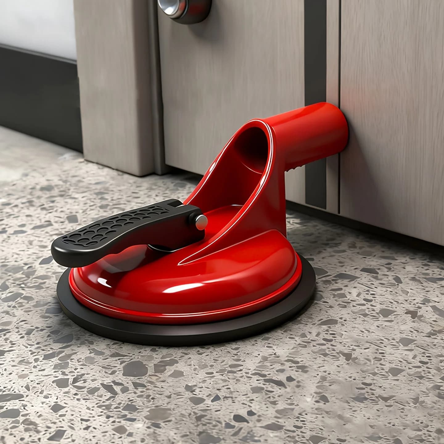 Fermaporta a ventosa ad alta resistenza per pavimenti lisci in ambienti residenziali e commerciali - Dispositivo di sicurezza