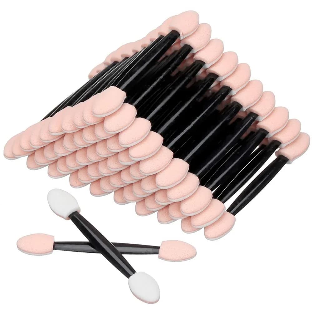 Disposable Dual-Sided Eye Shadow Sponge Applicator - Makeup Brush Set (30PCS)