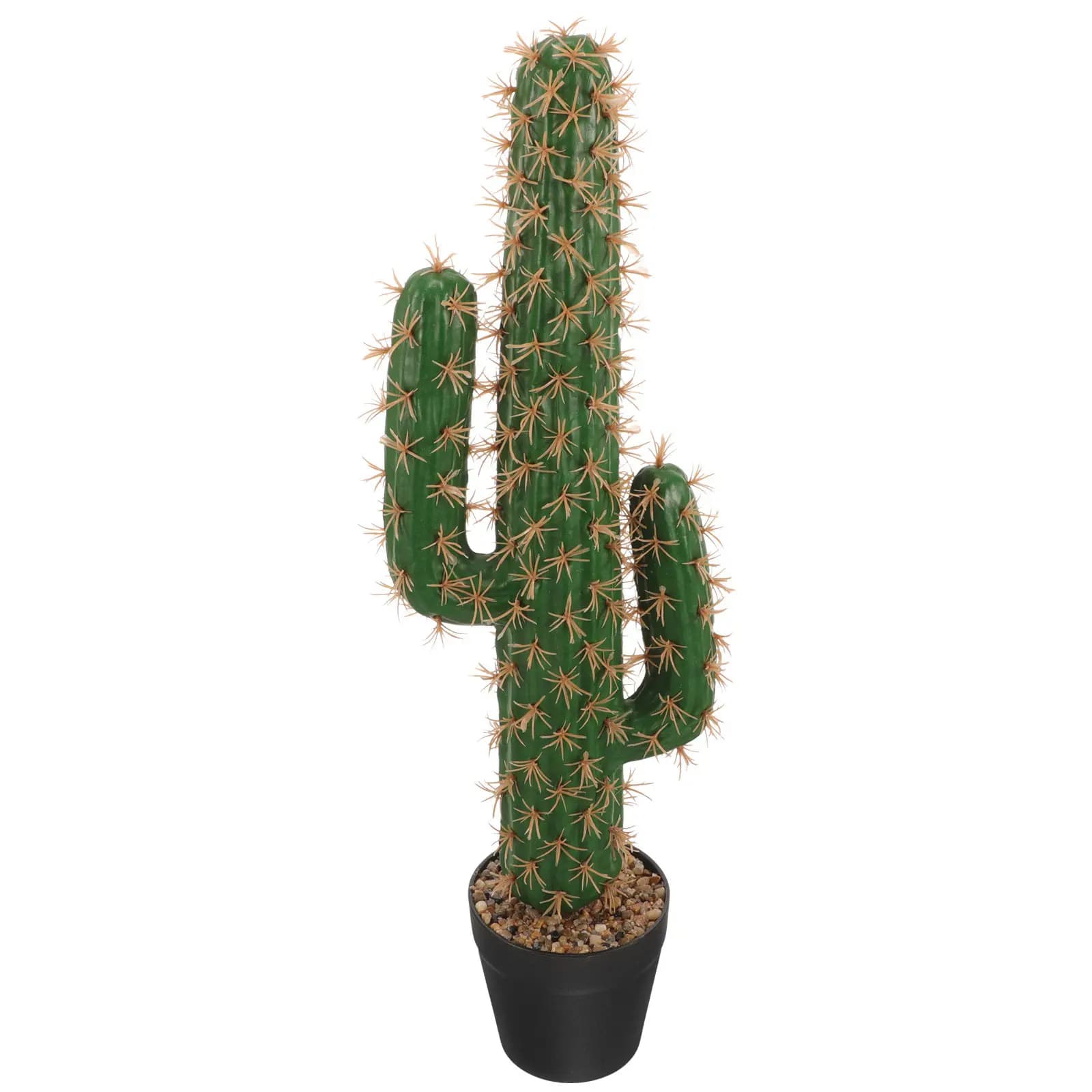 Realistic Artificial Succulent Cactus in Pot Vibrant Detailed Fake Plant for Home Office Balcony Garden Tabletop Decor