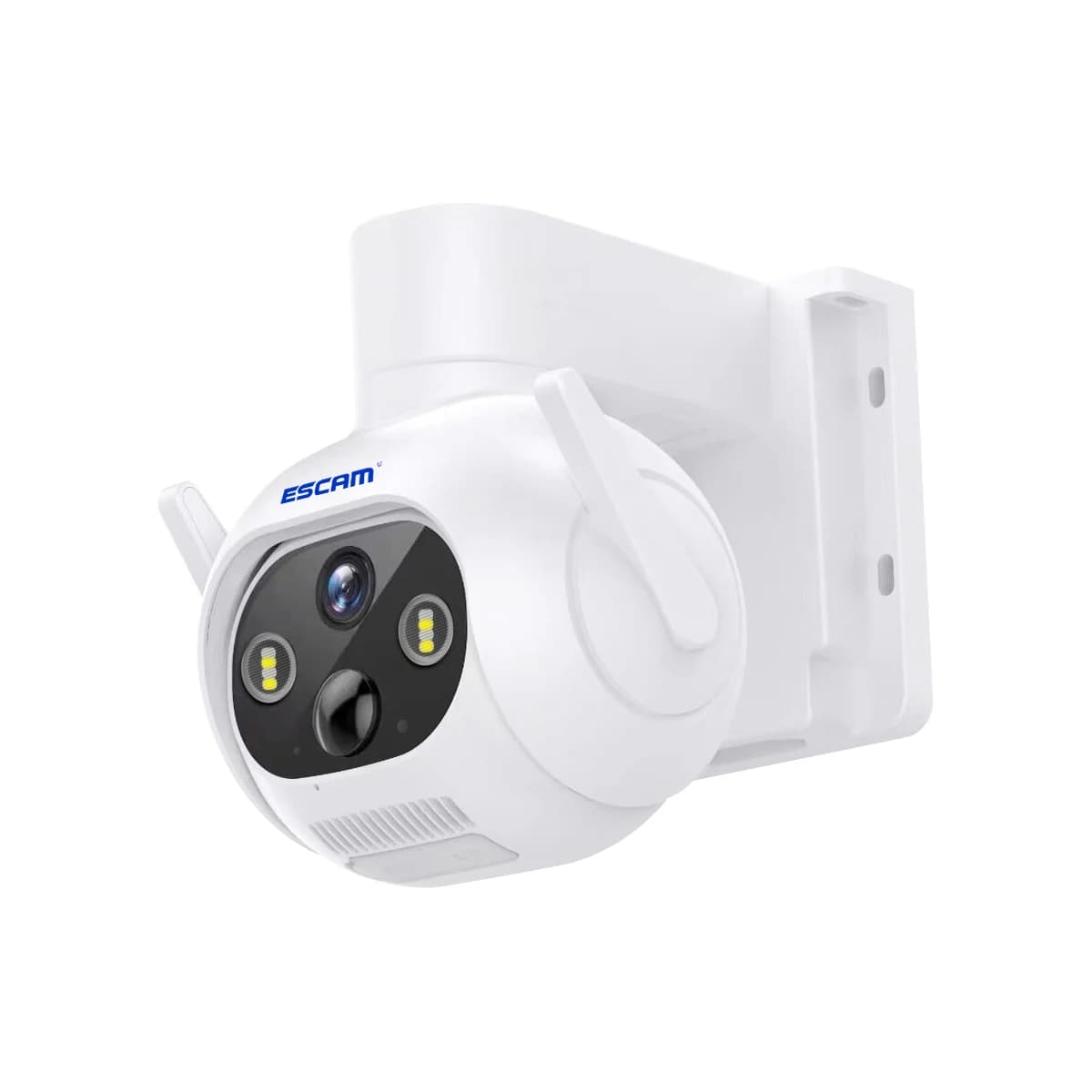 2MP 1080P ESCAM QF172 iCsee APP Telecamera dome IP wireless a energia solare AI Rilevazione umanoide Allarme esterno WIFI CCTV Baby Monitor