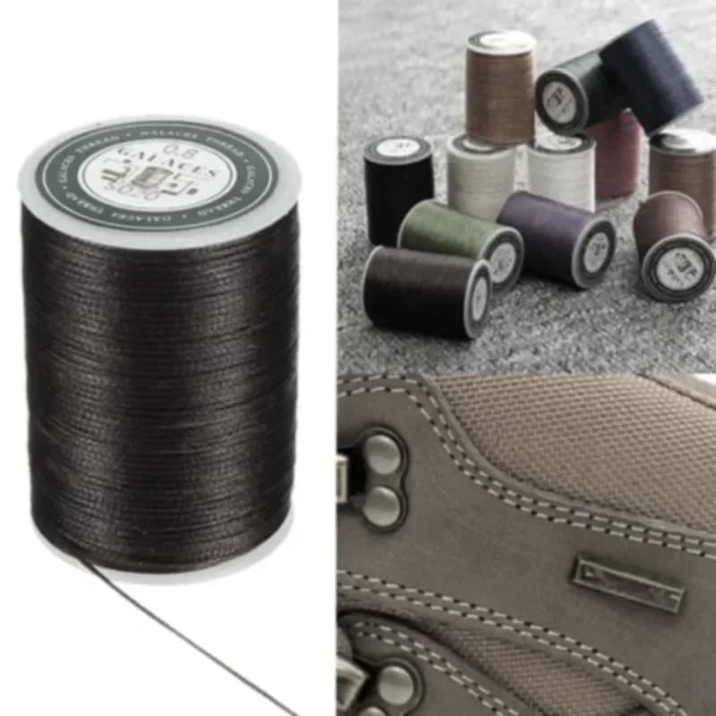 0.8mm 90m Filo Cerato Cavo di Riparazione Stringa FAI DA TE Fatti A Mano Cucito Pelle Cera Filo di Cucitura per Caso Arti Artigianato Accessori