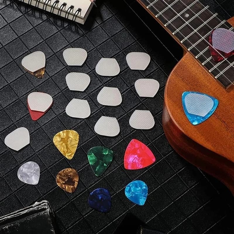 16Pcs Nonslip Grip for Guitar Pick Clear Guitar Pick Sticker Guitar Pick Grip
