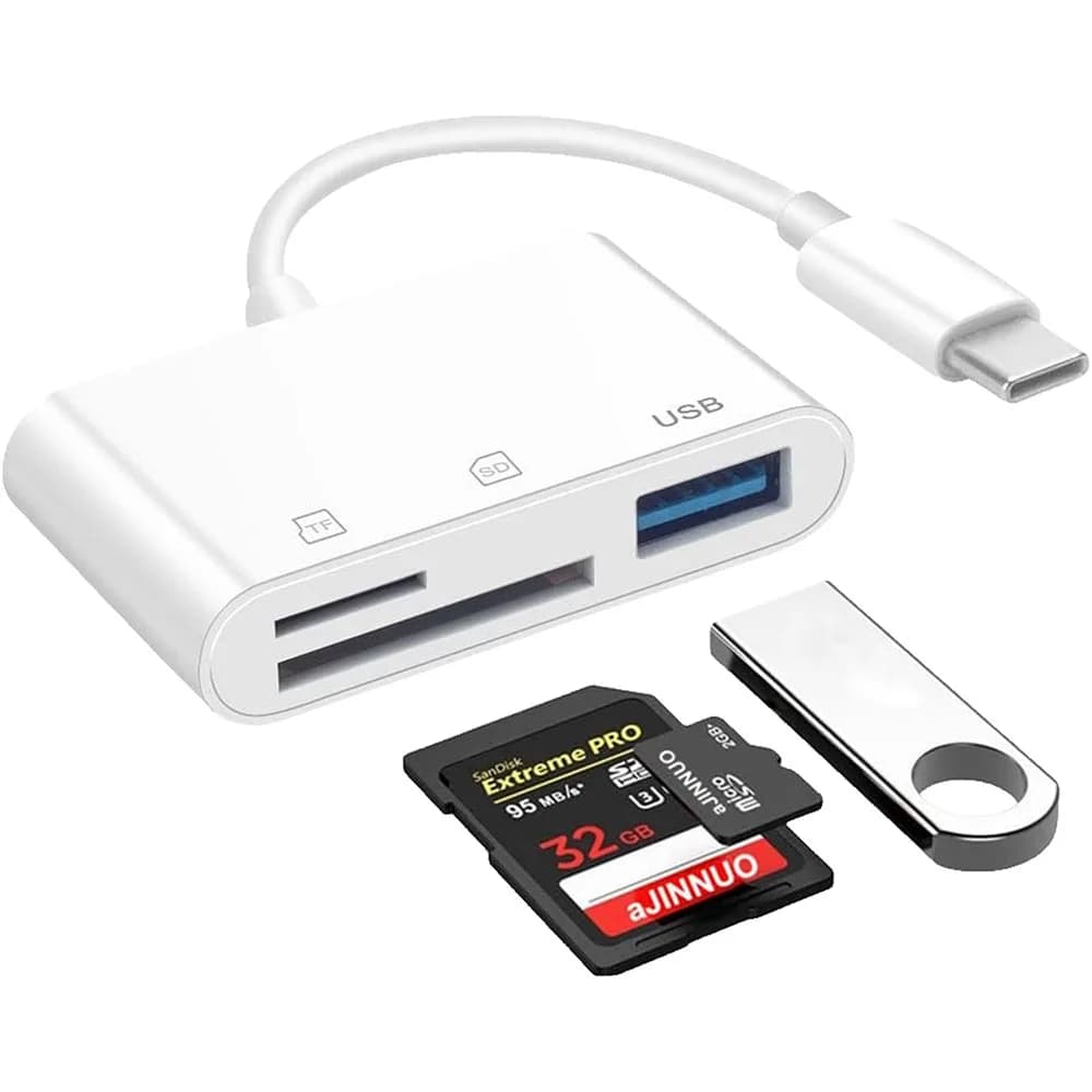 Lettore di schede mobile Multi in uno Scheda di archiviazione universale Fotocamera Scheda SD Scheda di memoria TF Scheda di espansione Convertitore USB 3.0