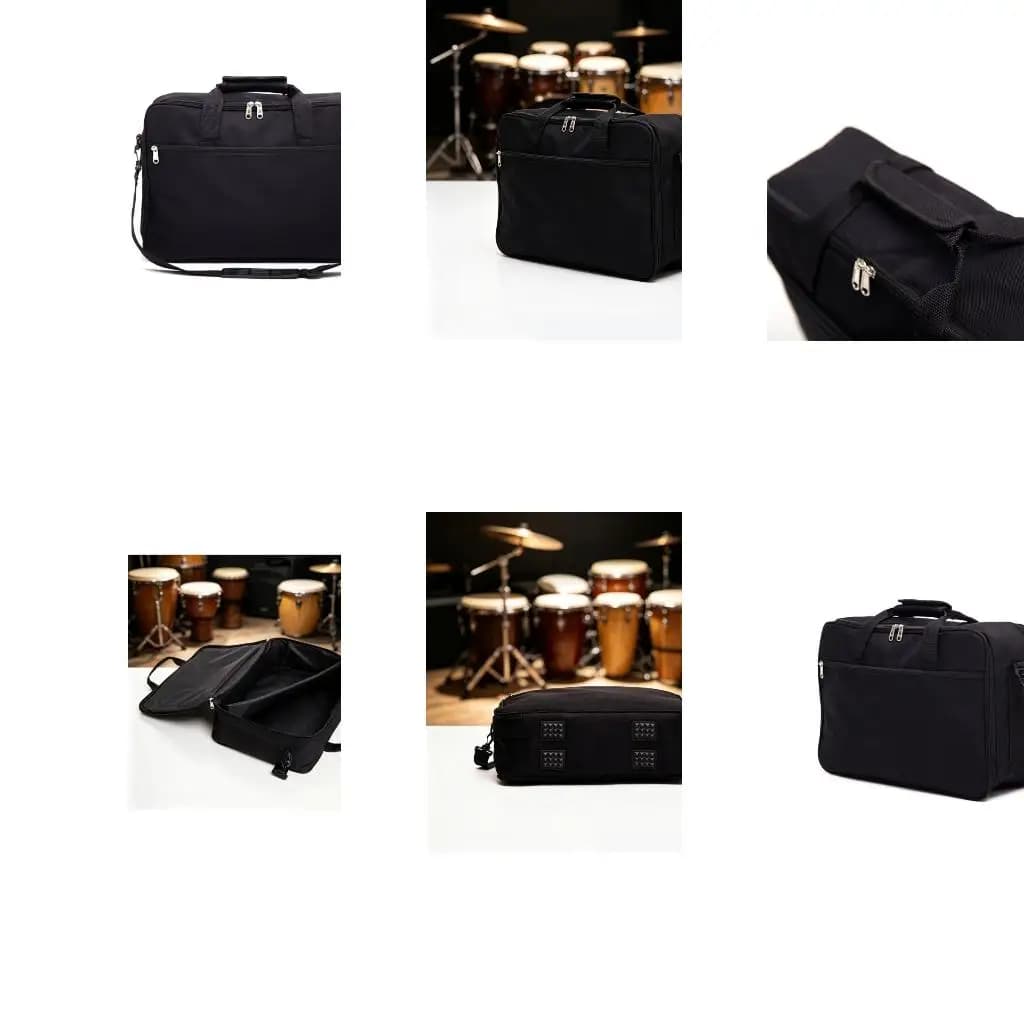 Q39E Large Capacity Thick Padded Drum Pedal Bag Double Bass Drum Pedals Shoulder Bag Musical Instruments Accessories
