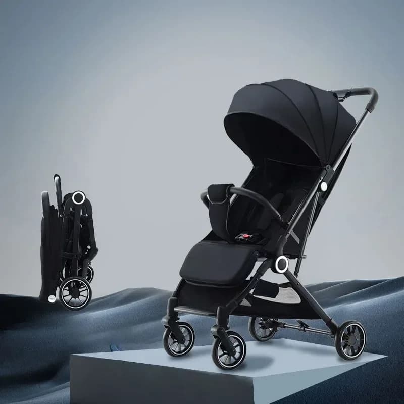 Passeggino leggero, facile da piegare, compatto, leggero, passeggino da viaggio portatile per bambini in aereo