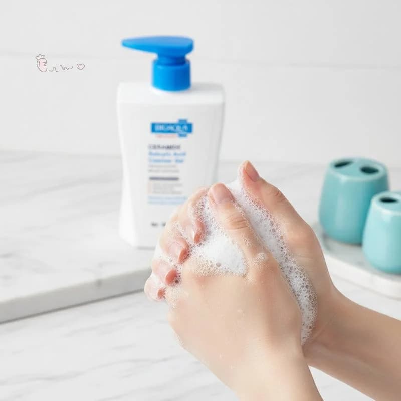 [W] BIOAQUA Detergent Viso all'Acido Salicilico per Rimozione Acne, Hydratante, Anti-Acne, Schiarente, Schiuma Detergente per il Viso, Cura della Pelle