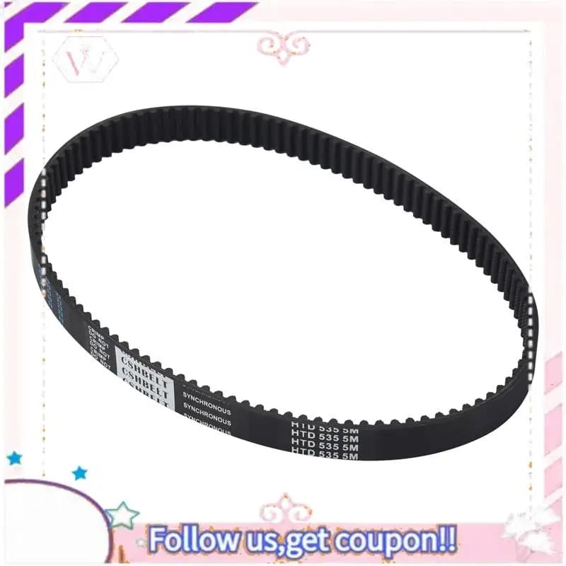Accessorio per cinghia di guida A76T per bici elettrica E-Scooter Cintura di ricambio nera per scooter elettrico E-Scooter 535-5M-15
