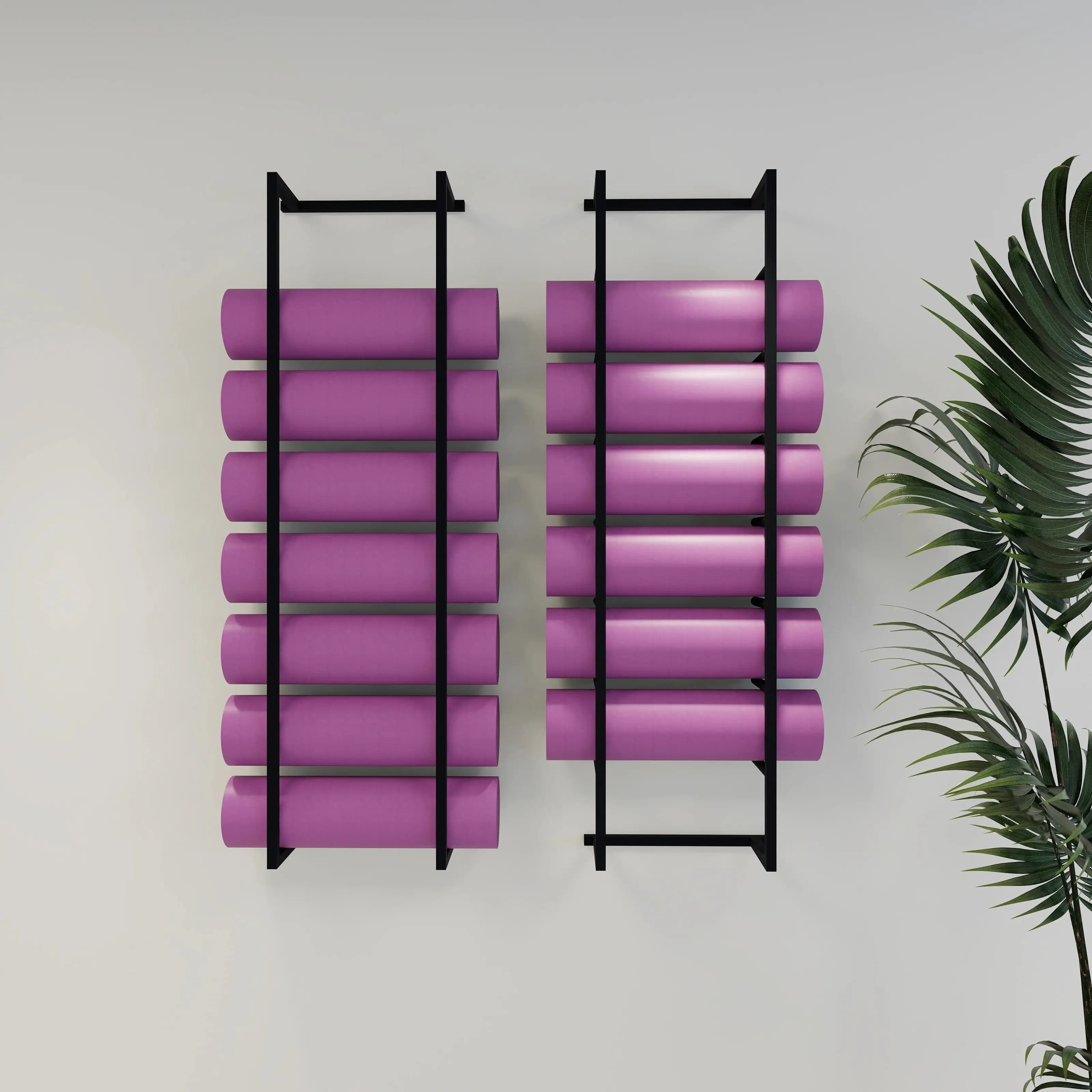 Yoga Mat Storage Rack Wall Multi-layer Hanger Yoga Club Special Gym Foam Axis Gym Shelf
