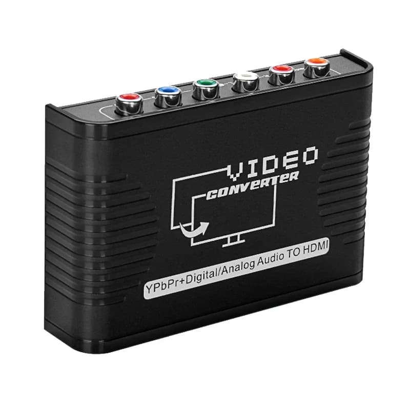 Adattatore convertitore audio video da YPbPr a HDMI 1080P 5 componente RCA Ypbpr a convertitore connettore HDMI per PS2 DVD Wii Xbox HDTV