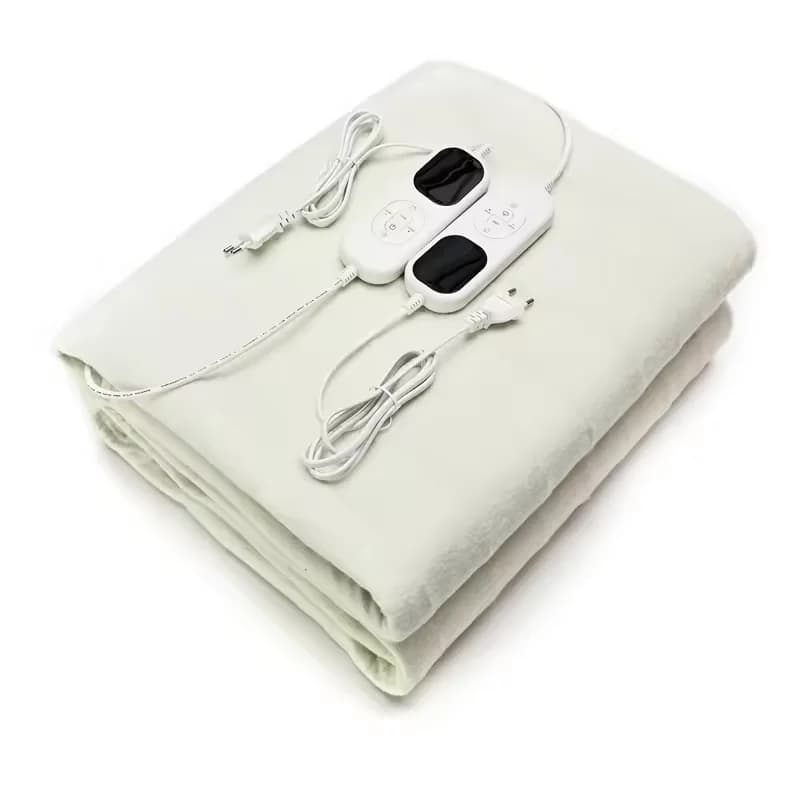 220V 180*195cm Heated Under Blanket Dual Controller Twin Bed Warmer Double Electric Under Blanket