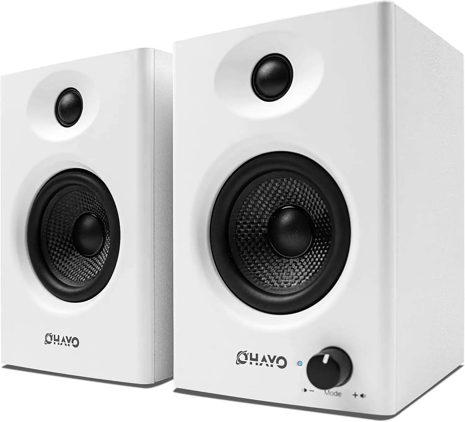 Altoparlanti per Computer 60W, Audio Stereo Bluetooth 5.3 per PC Desktop, Alimentazione USB, Bianco