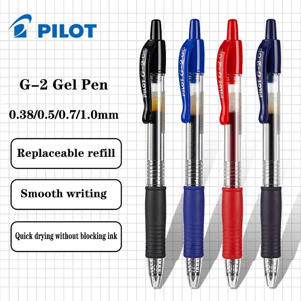 1 pz Japan PILOT Gel Pen G-2 BL-G2 inchiostro ad asciugatura rapida accessori per ufficio cancelleria per ufficio scolastico 0.38/0.5/0.7 ricariche sostituibili