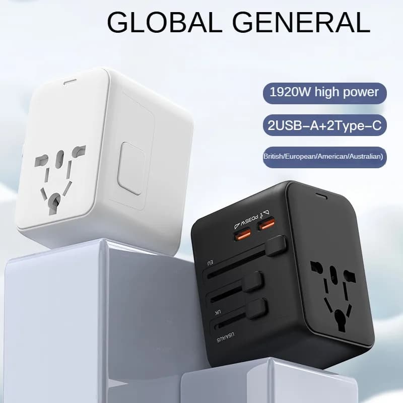 Adattatore universale GAN da 35W, convertitore di presa da viaggio multifunzionale per un utilizzo versatile per telefono