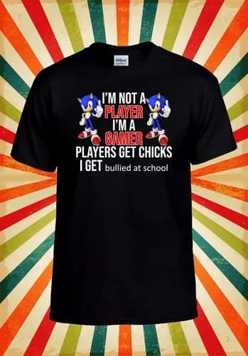 I'm Not A Player I'm A Gamer T shirt Men Women Unisex Baseball T Shirt Top 3129