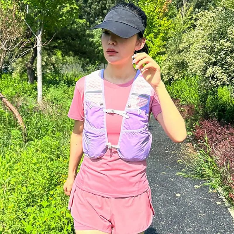Zaino da trail running all'ingrosso per esterni, gilet idrico ultraleggero traspirante per uomo e donna, per escursioni