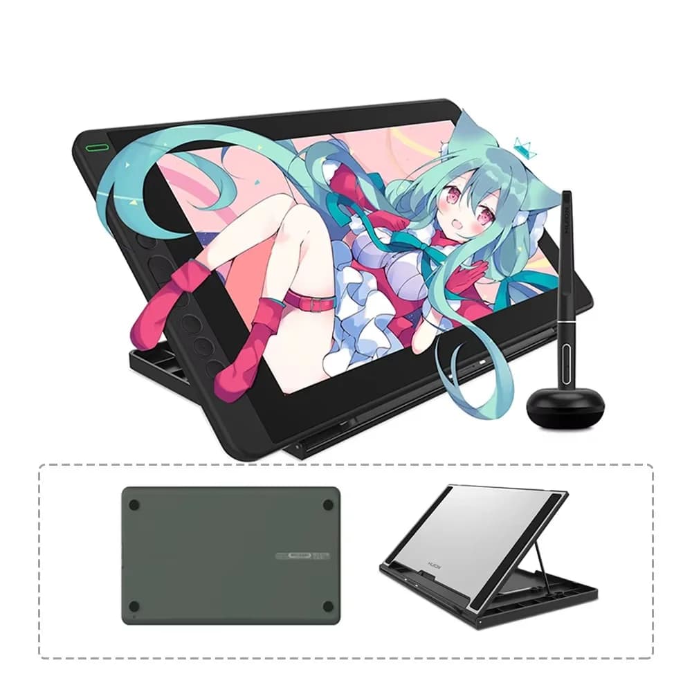 Tavoletta grafica Huion Kamvas 13 con schermo IPS Display da disegno da 13,3 pollici, compatibile con il telefono Android MacOS Windows USB3.1