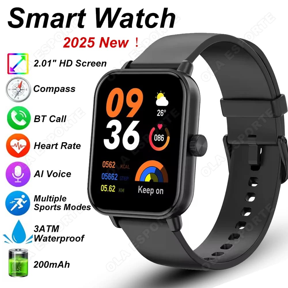 New Women's Smart Sports Clock Waterproof Bluetooth Multiple Sports Mode Pedometer Smartwatch Heart Rate Monitor