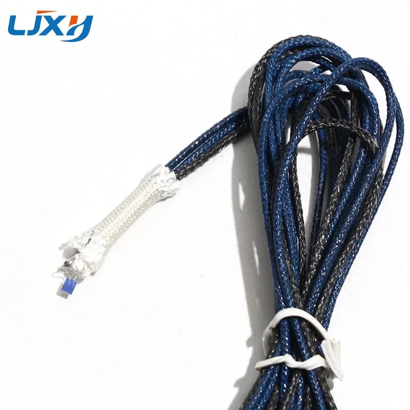 LJXH PT100 Thermal Resistance Temperature Sensor 2B/B/A View Mounted for Coil Motor 500mm/1000mm PTFE