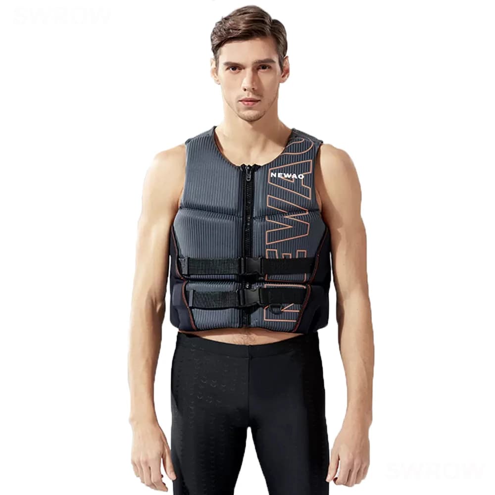 Giubbotto di salvataggio per adulti Approvato CE Jet Ski Kayak KiteSurf Giubbotto di salvataggio in neoprene di qualità eccellente Giubbotto di salvataggio per zattera Drift Wakeboard