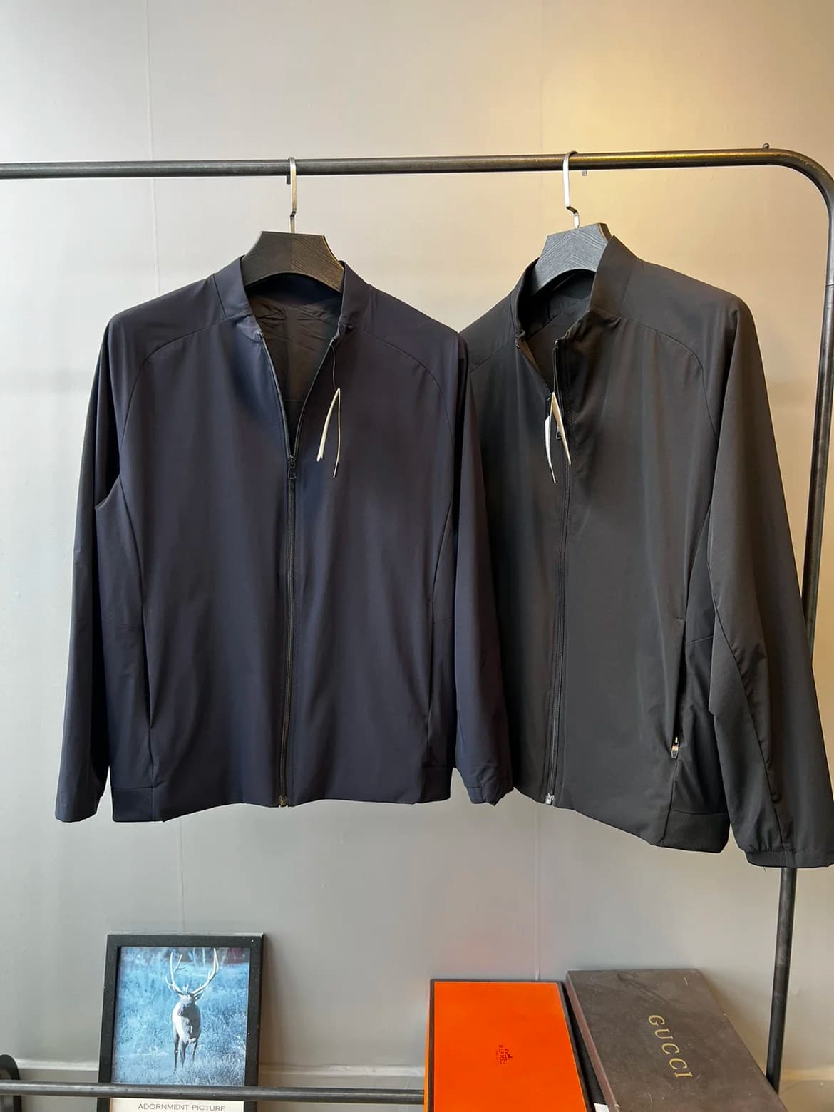 Giacca Primaverile da Uomo con Zip, Leggera, ad Asciugatura Rapida, Traspirante, Casual, Antivento, con Collo Alto, Comoda, alla Moda, per Uso Urbano