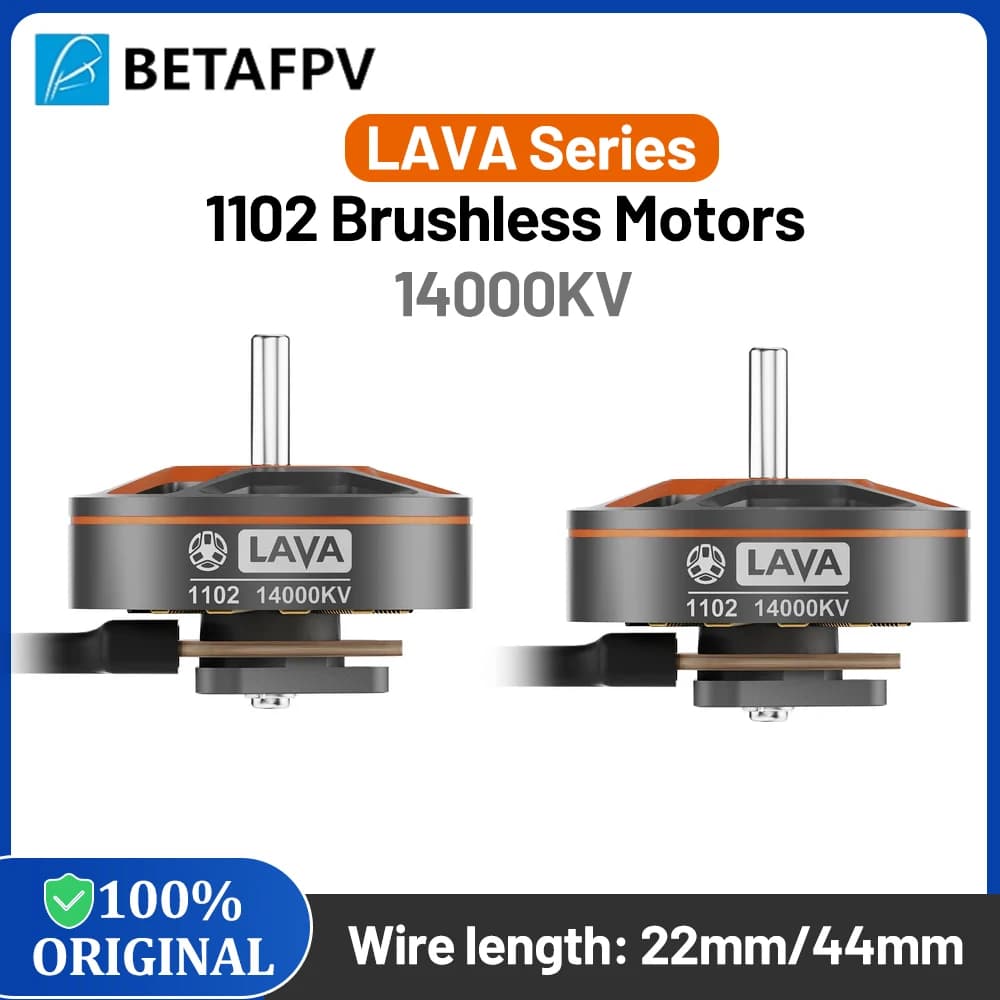 1PCS/4PCS BETAFPV LAVA Series 1102 14000KV Brushless Motors 5MM Tree 28AWG for Pavo Female Brushless Whoop Frame Drone Parts