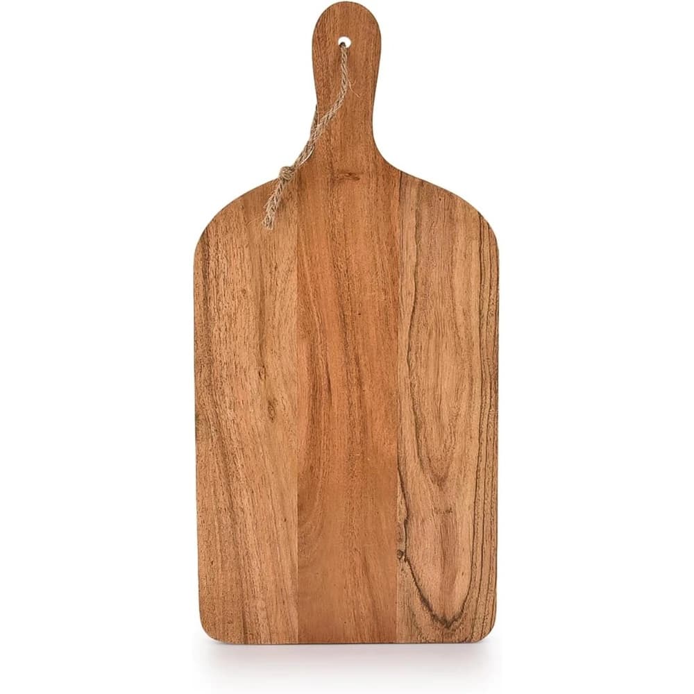 1/2pcs Acacia Wood Paddle Cutting Boards with handle for Kitchen, Cheese, and Food Serving Tray, Charcuterie Boards