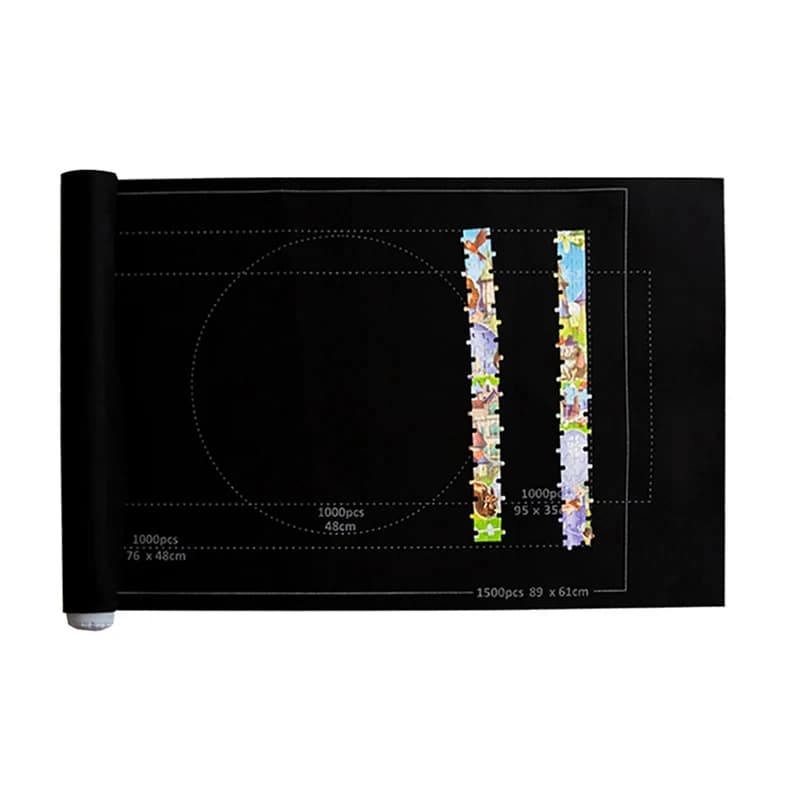 MaxRenard Jigsaw Puzzle Mat Roll Up Puzzle Board per fino a 1500, 1000, 500 pezzi grande portatile Table Saver Puzzle Keeper