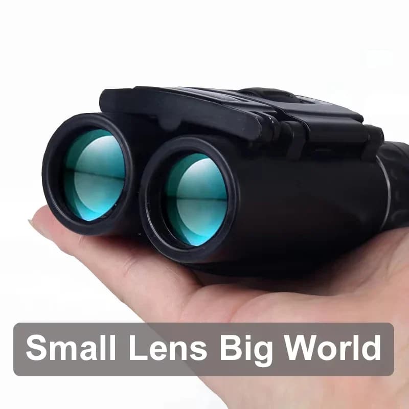 Binocolo HD 40x22 con Zoom Pieghevole e Mini Telescopio FMC con Portata di 2000M Ideale per Caccia, Sport, Campeggio e Viaggi