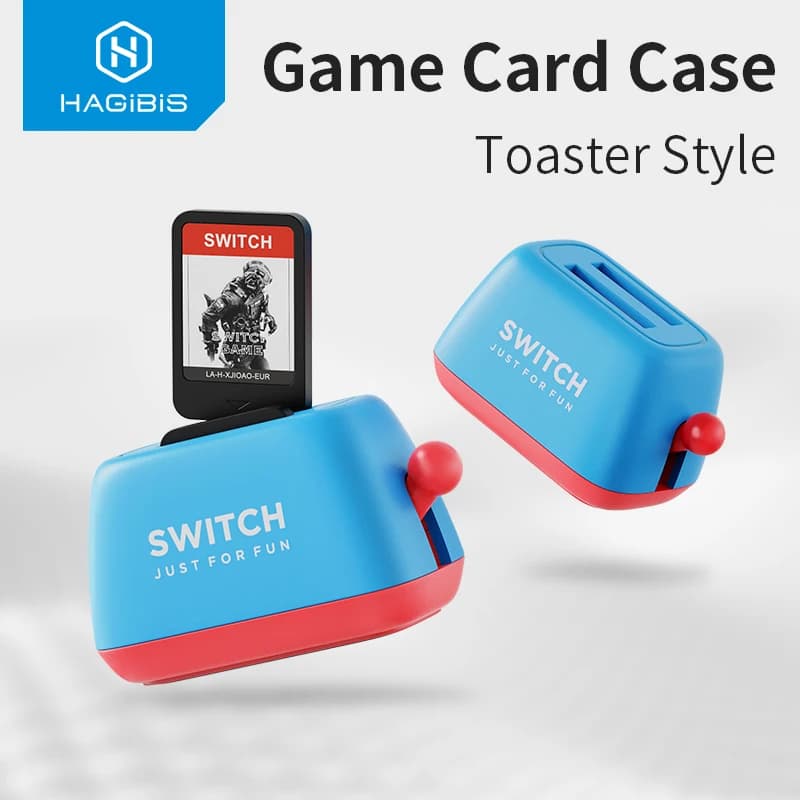 Hagibis Game Card Case for Switch Lite/ OLED/Switch2/NS Toaster Storage Holder Cute Portable Fun Creativity Protective cover