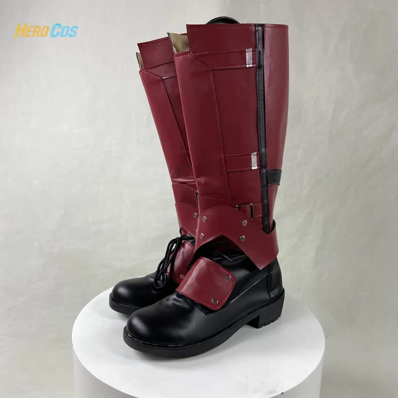 Movie Deadpooling 3 Cosplay Shoes Boots Halloween Party Costumes Accessory HERO Co
