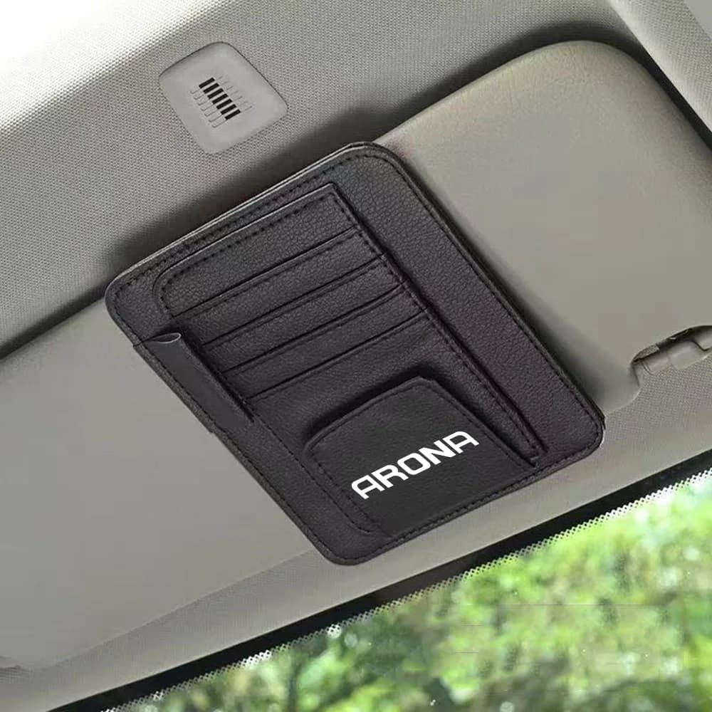 Car Sun Visor Organizer Card Storage Management Sunglasses Holder for SEAT ALHAMBRA ALTEA ARONA AROSA ATECA EXEO IBIZA LEON