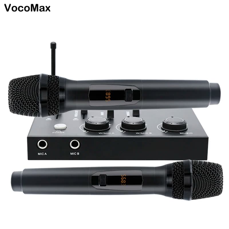 Mixer per microfono dinamico portatile digitale con aggiornamento del nucleo DSP Mixer per karaoke wireless eco ottico HD per soundbar Smart TV Uso domestico