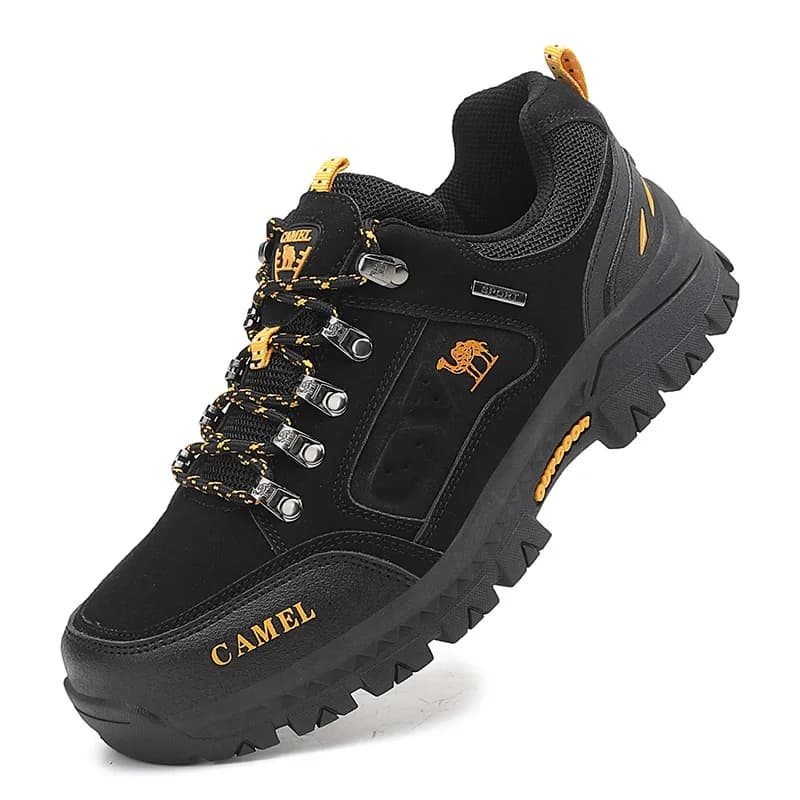 2025 Men's Black Trekking Shoes Trekking Shoes For Men's Outdoor Climbing Shoes Anti-slip Mountaineering Shoes for Men's Walking Gymnastics
