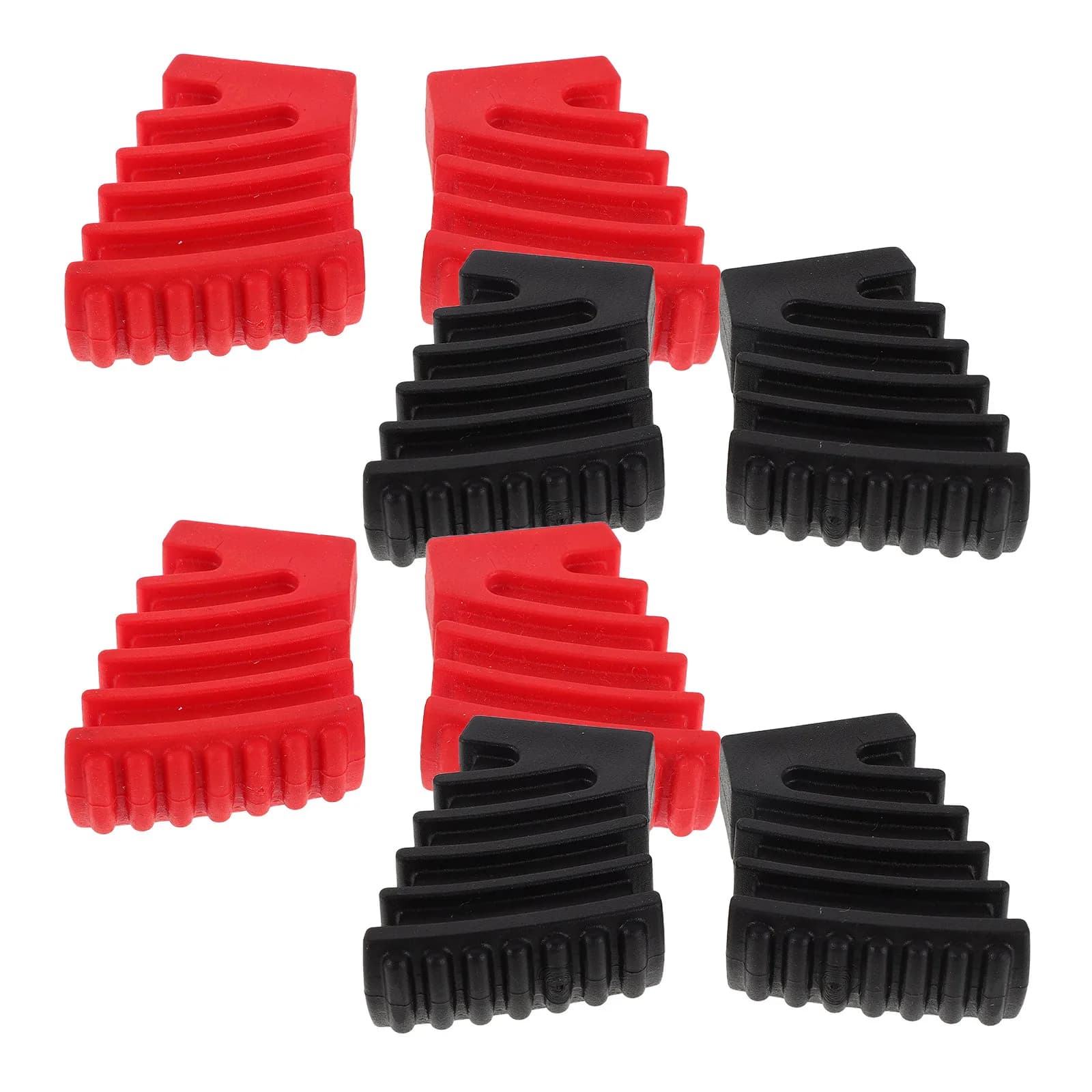 4 Pezzi Cuscinetti Antiscivolo per Supporto Batteria, Coprigambe in Plastica 36x45mm, Accessorio per Batteria Ammortizzante e Resistente all'Usura per Piatti