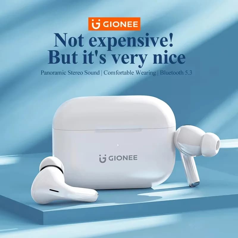 GIONEE JL005 In-ear Wireless Bluetooth 5.3 Wireless Bluetooth Headphone Holder Noise Cancellation Support Wireless Earphones 3D Space Audio