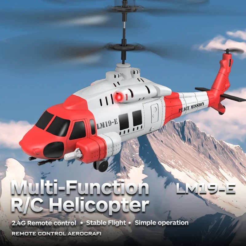 Nuovo Elicottero RC 2026 LM19-E Black Hawk a 3.5 Canali con Proiettile, Altitudine Fissa, 3 Velocità (Alta e Bassa), per Bambini e Adulti