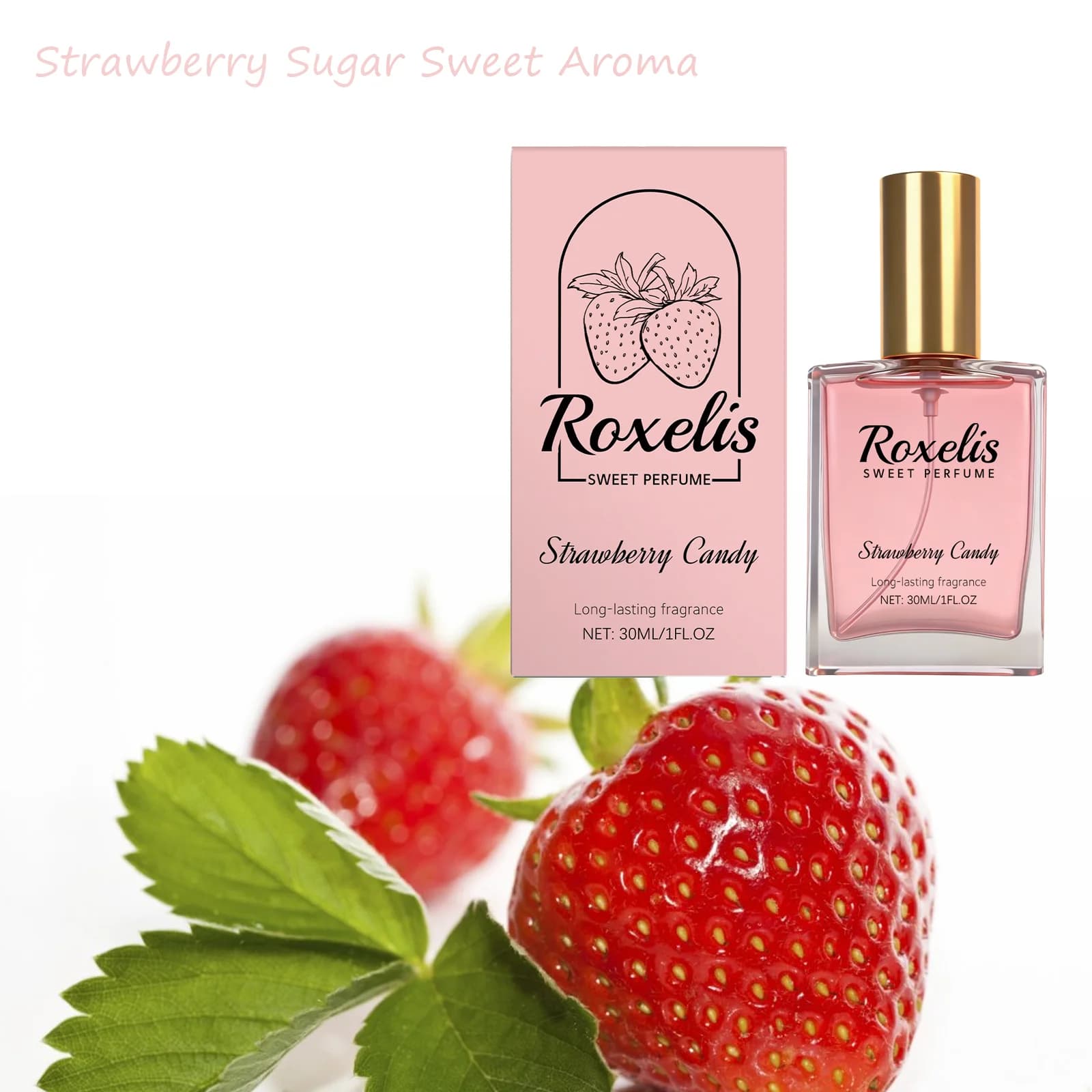 Perfume Women's Spray at Fragranza Dolce di Caramella alla Fragola, Aroma Naturale Fruttato, Fresco e Femminile per Uso Quotidiano, Appointments e Pendolarismo