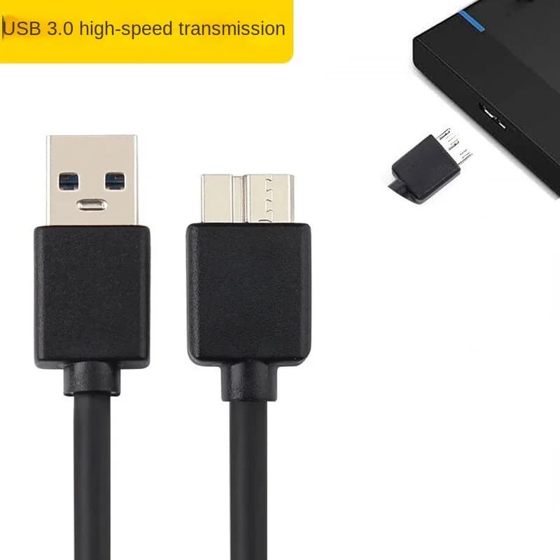 Per disco rigido esterno Disco HDD Cavo super veloce USB 3.0 Tipo A a USB3.0 Micro B Cavo adattatore maschio Cavo di sincronizzazione dati